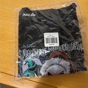 Hot Topic Black Nightmare Before Christmas Tee